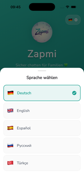 Sprachwahl
